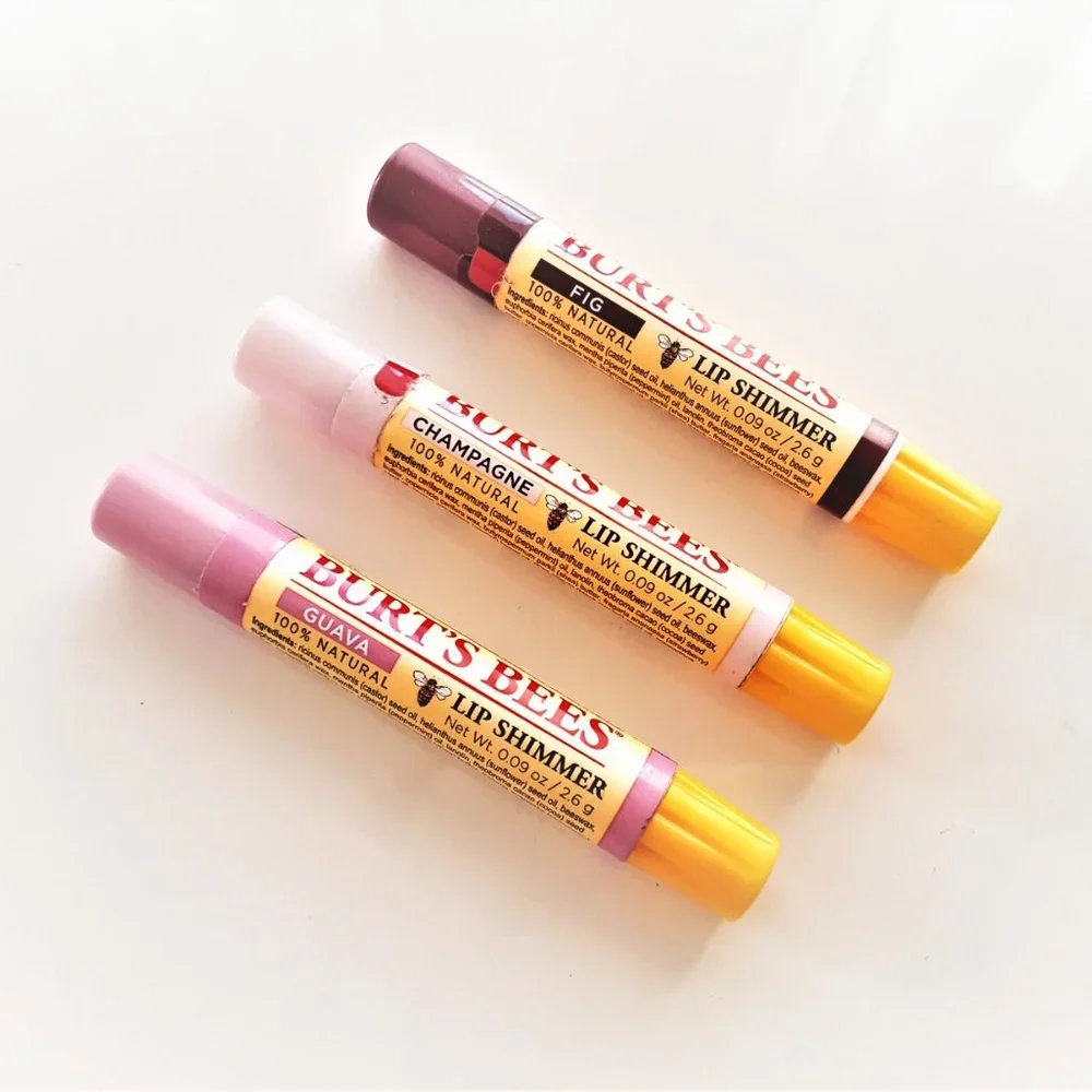 Burt's Bees 100% Natural Moisturizing Lip Shimmer Bundle 3pc. - Picture 2 of 3